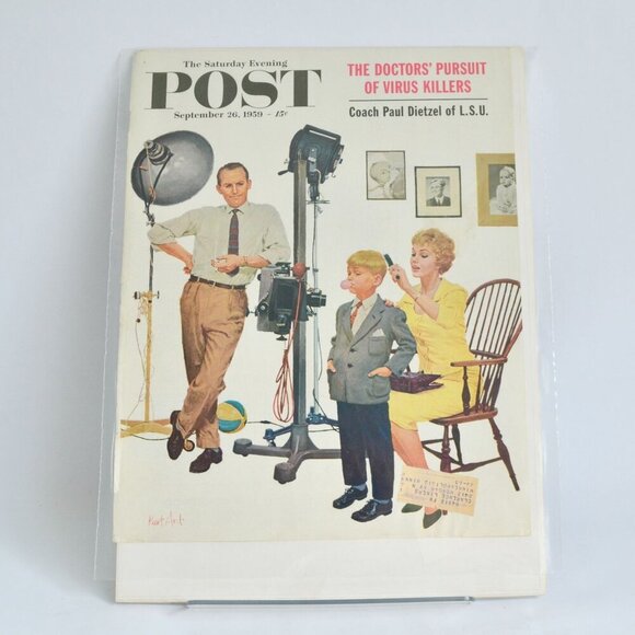 The Saturday Evening Post Magazine COVER September 26 1959 - Picture 1 of 3
